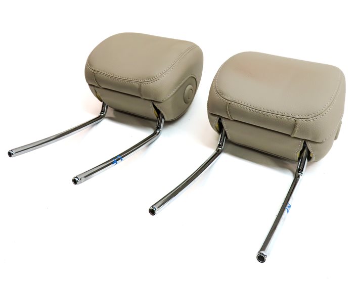 15-23 MERCEDES C GLC CLASS W205 X253 FRONT LEFT & RIGHT SEAT HEADREST SET(Beige)