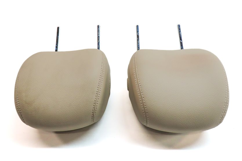Thumbnail 4: 15-23 MERCEDES C GLC CLASS W205 X253 FRONT LEFT & RIGHT SEAT HEADREST SET(Beige)
