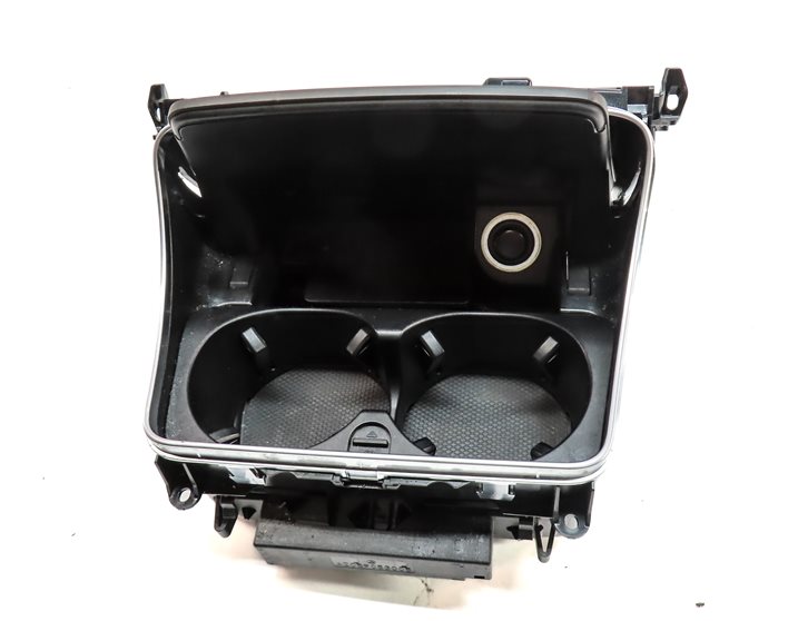 Thumbnail 6: 16 MERCEDES C300 (W205) FRONT CENTER CONSOLE CUPHOLDER w/12V SOCKET (Zen Brown)