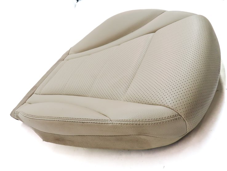 Thumbnail 3: 16 MERCEDES C300 W205 FRONT RIGHT PASSENGER LOWER MEMORY HEATED CUSHION (Beige)