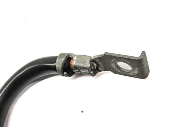 Thumbnail 6: 14 BMW 640I CONVERTIBLE (F12) 3.0L (N55) ENGINE NEGATIVE BATTERY TERMINAL CABLE