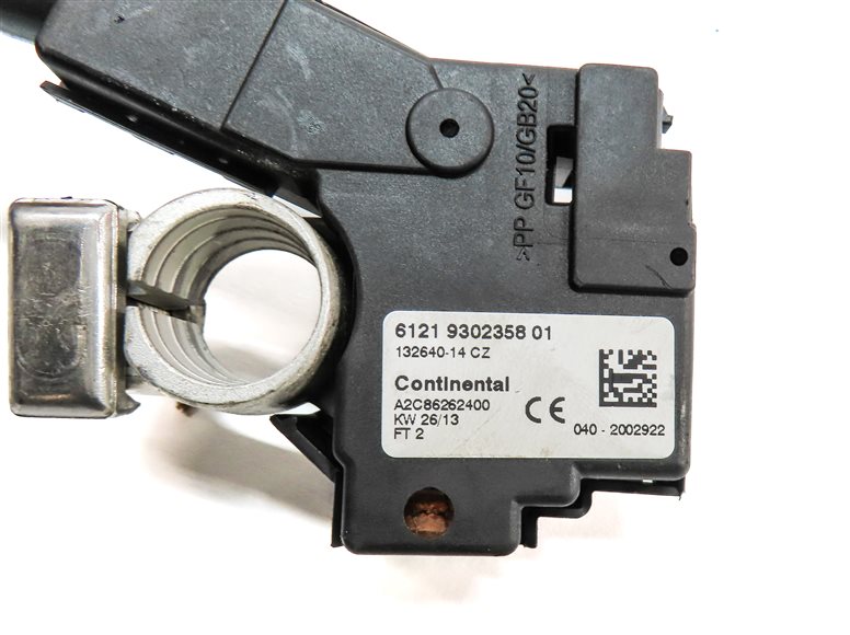 Thumbnail 7: 14 BMW 640I CONVERTIBLE (F12) 3.0L (N55) ENGINE NEGATIVE BATTERY TERMINAL CABLE