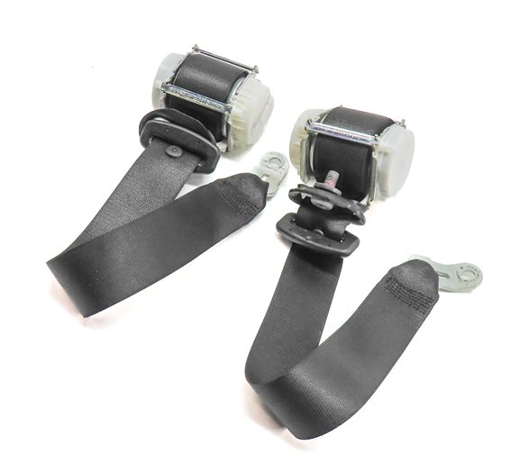 2014 BMW 640I CONVERTIBLE (F12) REAR LEFT & RIGHT SEAT SEATBELT RETRACTOR SET/2