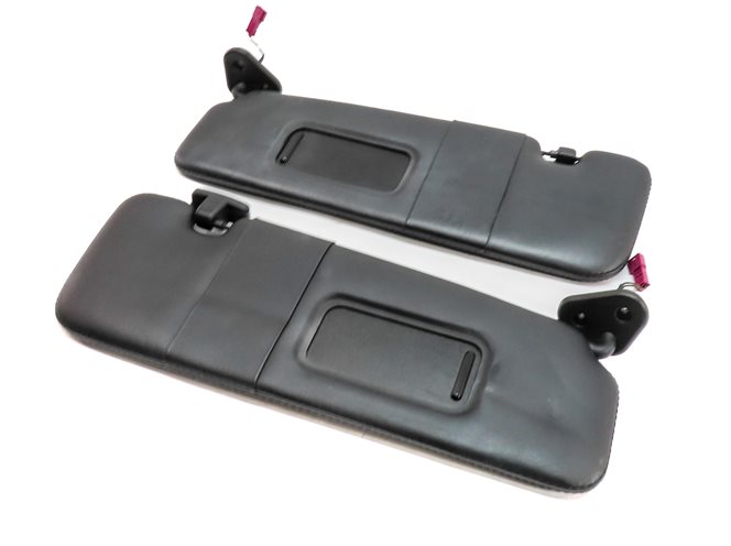 12-18 BMW 640i 650i M6 F06 F12 CONVERTIBLE FRONT LEFT & RIGHT SUNVISOR SET/2