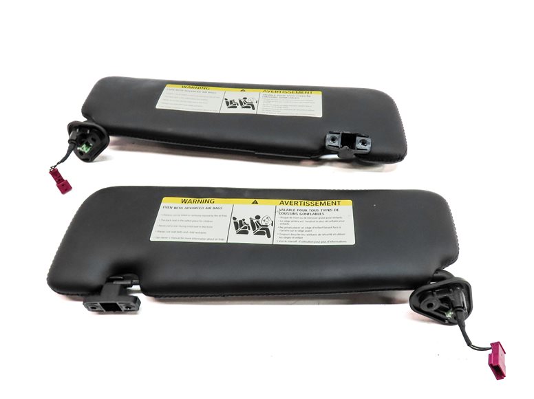 Thumbnail 4: 12-18 BMW 640i 650i M6 F06 F12 CONVERTIBLE FRONT LEFT & RIGHT SUNVISOR SET/2