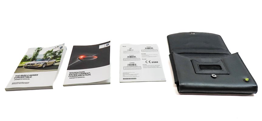 Thumbnail 2: 14 BMW 640I CONVERTIBLE (F12) 3.0L (N55) ENGINE OWNERS MANUAL BOOKLET SET w/CASE