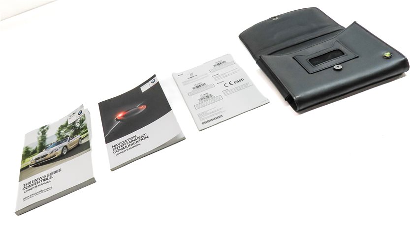 Thumbnail 3: 14 BMW 640I CONVERTIBLE (F12) 3.0L (N55) ENGINE OWNERS MANUAL BOOKLET SET w/CASE