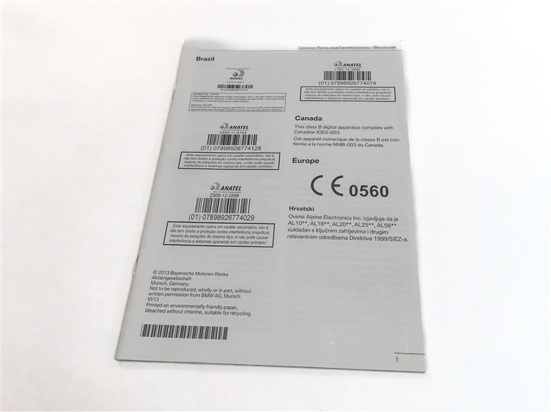 Thumbnail 4: 14 BMW 640I CONVERTIBLE (F12) 3.0L (N55) ENGINE OWNERS MANUAL BOOKLET SET w/CASE