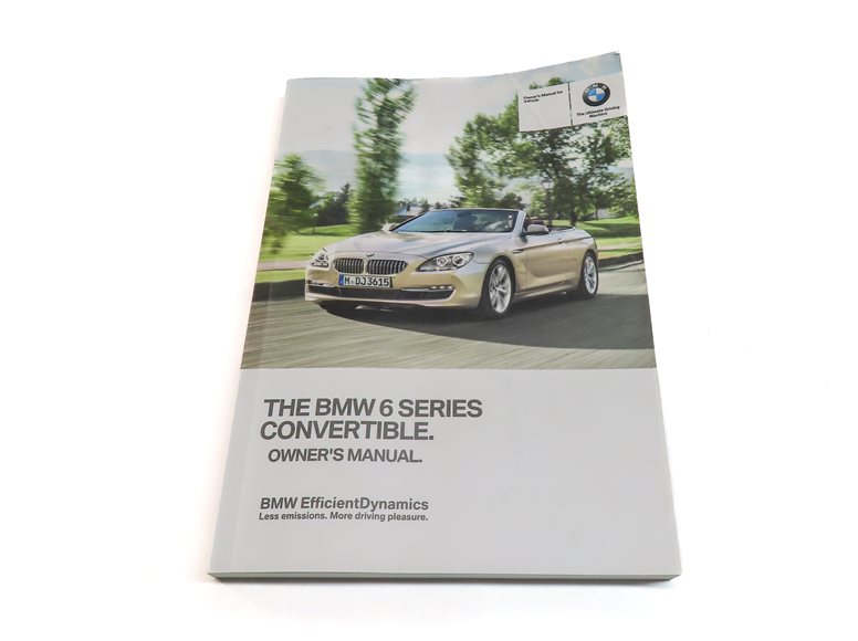 Thumbnail 7: 14 BMW 640I CONVERTIBLE (F12) 3.0L (N55) ENGINE OWNERS MANUAL BOOKLET SET w/CASE