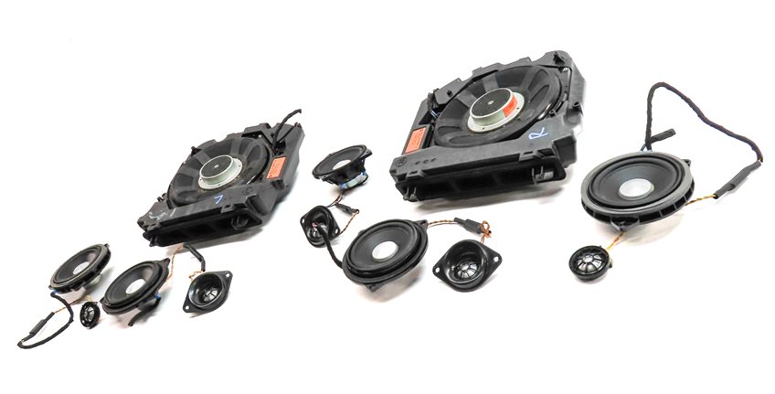 Thumbnail 2: 2014 BMW 640I CONVERTIBLE (F12) HARMAN KARDON AUDIO SOUND SYSTEM SPEAKER SET/12