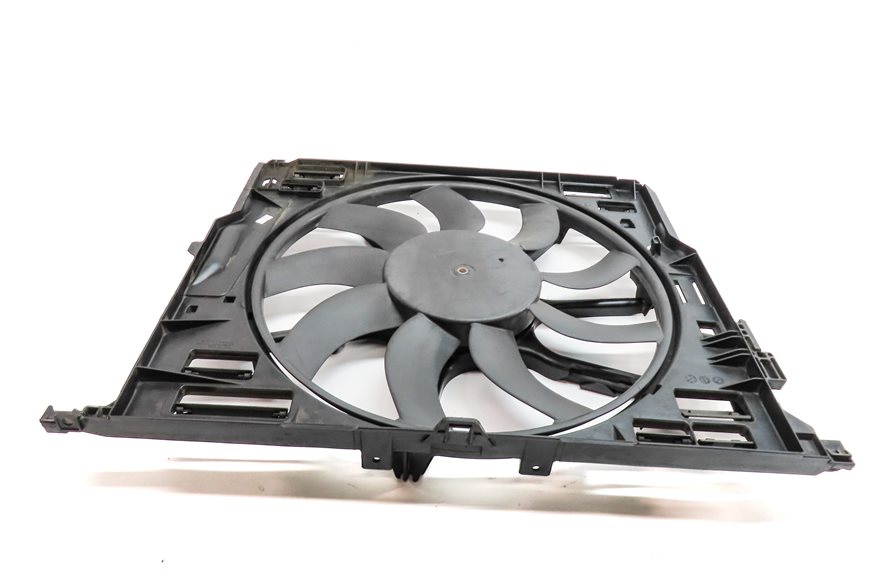 Thumbnail 5: 10-19 BMW 5 6 7 F01 F10 3.0L N54 N55 850 WATT RADIATOR COOLING FAN w/ SHROUD