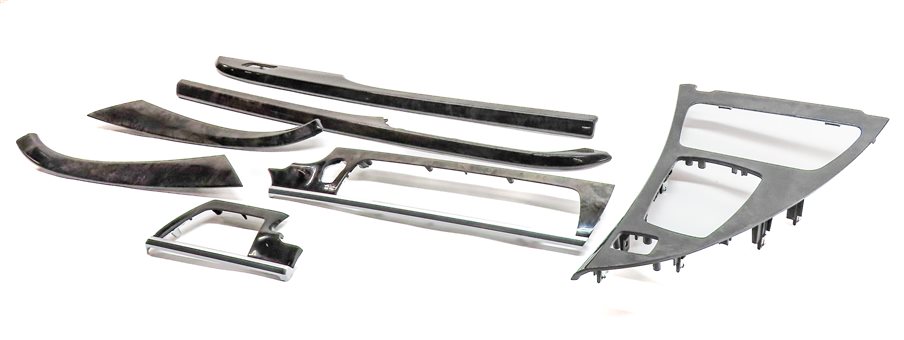 Thumbnail 1: 14 BMW 640I CONV. (F12) INTERIOR DASH CENTER CONSOLE DOOR TRIM SET/7 (Poplar)