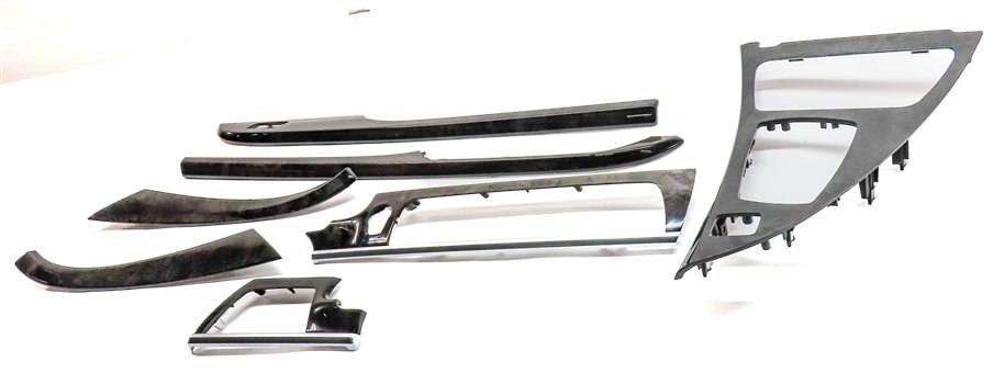 Thumbnail 2: 14 BMW 640I CONV. (F12) INTERIOR DASH CENTER CONSOLE DOOR TRIM SET/7 (Poplar)