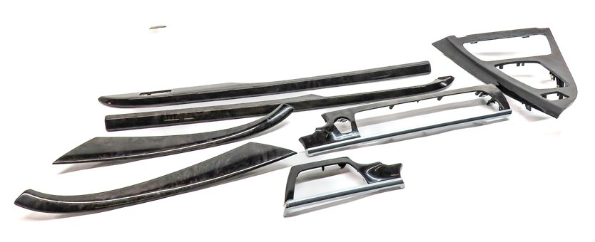 Thumbnail 3: 14 BMW 640I CONV. (F12) INTERIOR DASH CENTER CONSOLE DOOR TRIM SET/7 (Poplar)