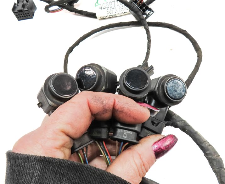 Thumbnail 4: 2013 AUDI A6 (C7 4G) REAR PARK ASSIST PDC DISTANCE CONTROL WIRE SENSOR SET/4