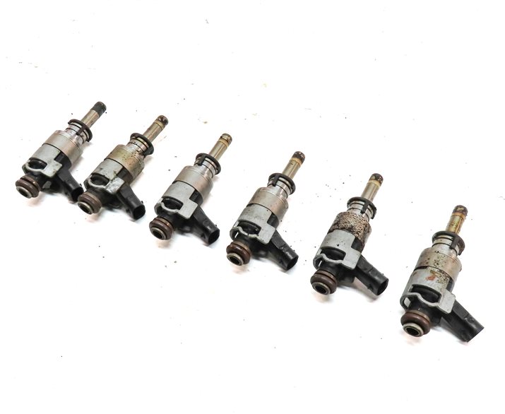 Thumbnail 2: 2011-2015 AUDI A6 A7 A8 Q5 Q7 S4 S5 (C7 D4 4L B8 8R 8T) 3.0L FUEL INJECTOR SET 6