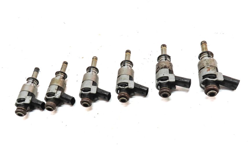 Thumbnail 3: 2011-2015 AUDI A6 A7 A8 Q5 Q7 S4 S5 (C7 D4 4L B8 8R 8T) 3.0L FUEL INJECTOR SET 6