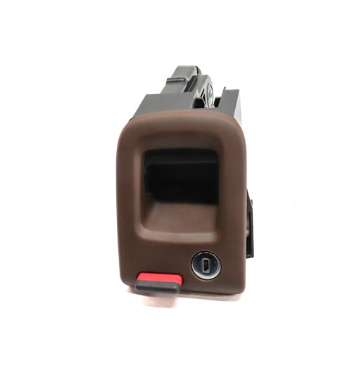 Thumbnail 3: 13 AUDI A6 (C7 4G) REAR LEFT FOLDING SEAT BACK LOCK LATCH RELEASE HANDLE (BROWN)