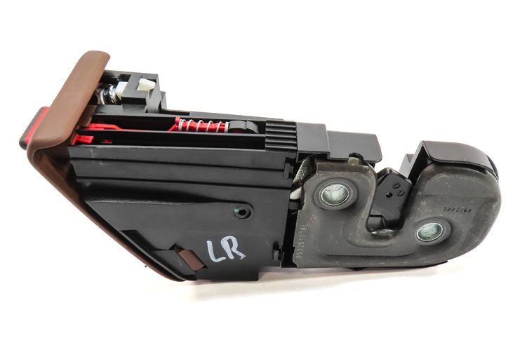 Thumbnail 7: 13 AUDI A6 (C7 4G) REAR LEFT FOLDING SEAT BACK LOCK LATCH RELEASE HANDLE (BROWN)
