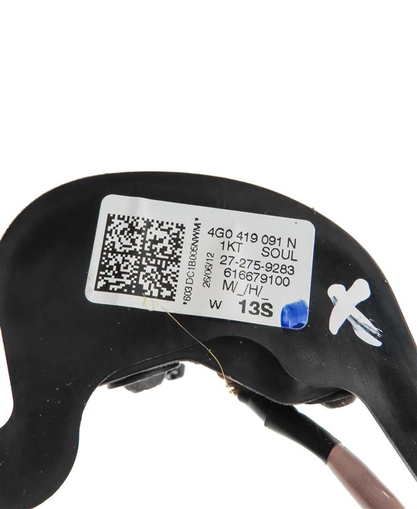 Thumbnail 6: 2013 AUDI A6 C7 4G DRIVER STEERING WHEEL AUDIO PHONE OPTION SELECT SWITCH SET/2