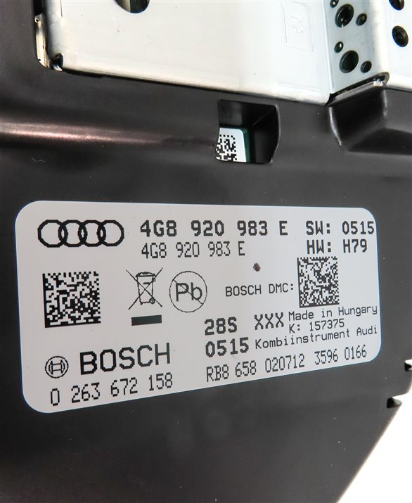 Thumbnail 14: 13-15 AUDI A6 A7 C7 3.0L SUPER SPEEDOMETER ECM BCM IMMOBILIZER MODULE KEY SET/8