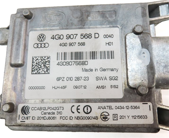 Thumbnail 5: 2012-2015 AUDI A6 S6 (C7) LEFT DRIVER REAR BLIND SPOT ALERT MODULE (SLAVE)