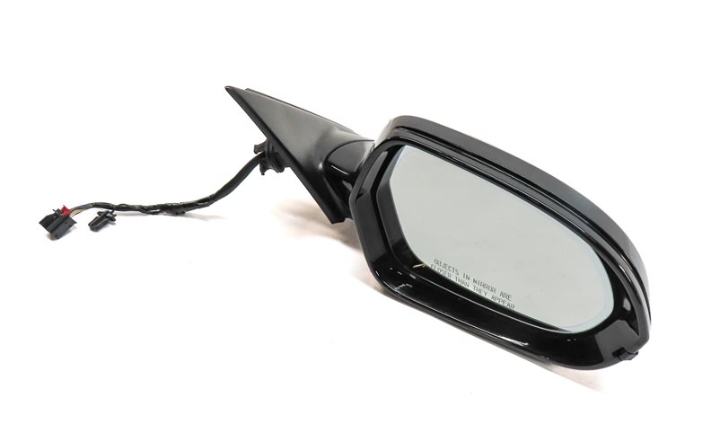12-13 AUDI A6 (C7) RIGHT P-FOLD HEAT MEMORY BLIND SPOT DOOR MIRROR(Black)