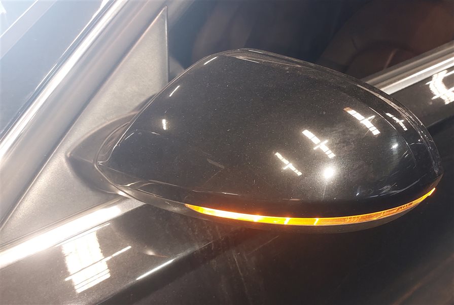 Thumbnail 2: 12-13 AUDI A6 (C7) LEFT P-FOLD HEAT MEMORY BLIND SPOT DOOR MIRROR (Black)