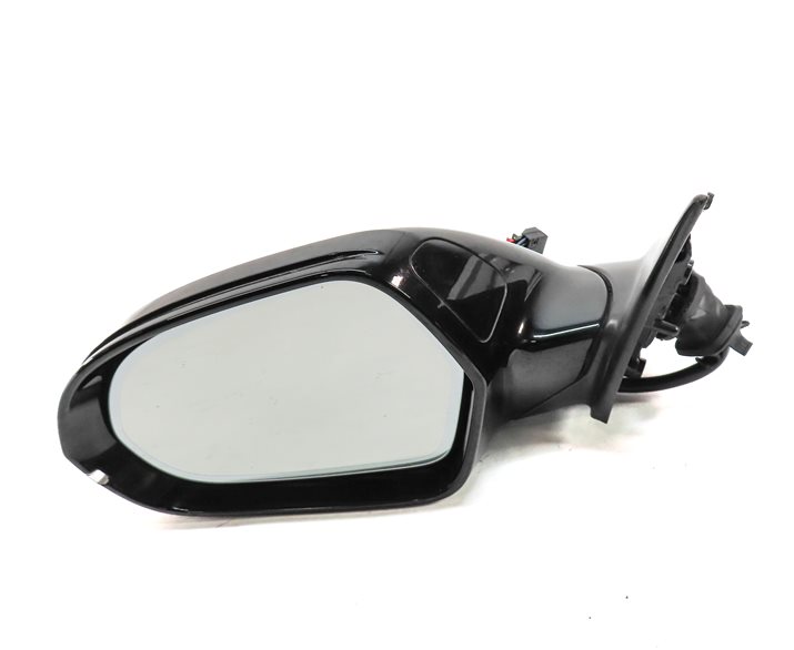 Thumbnail 3: 12-13 AUDI A6 (C7) LEFT P-FOLD HEAT MEMORY BLIND SPOT DOOR MIRROR (Black)