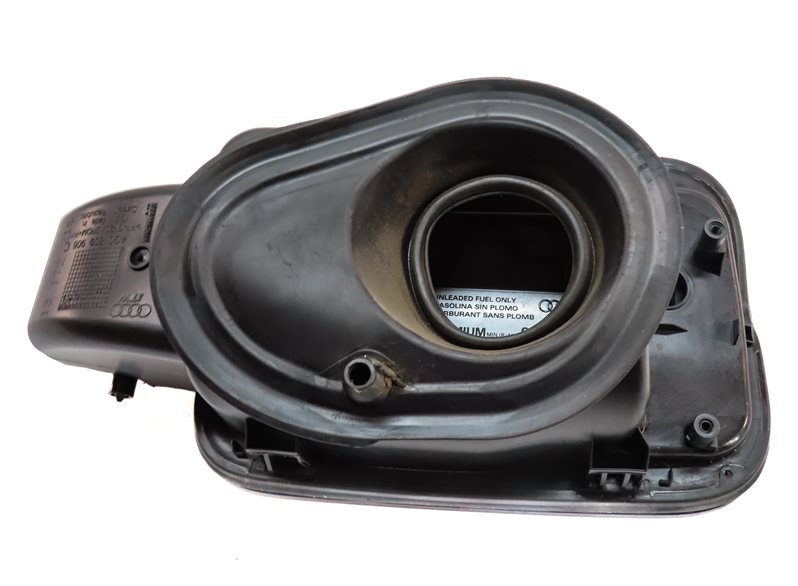 Thumbnail 4: 2012-2018 AUDI A6 S6 (C7) FUEL TANK DOOR LID COVER TRIM w/ HOUSING (Black)