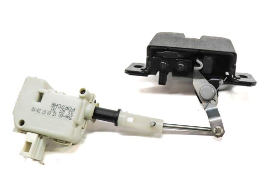 Thumbnail 4: 2008 PORSCHE CAYENNE (957) REAR TRUNK LOCK LATCH ACTUATOR STRIKER PLATE