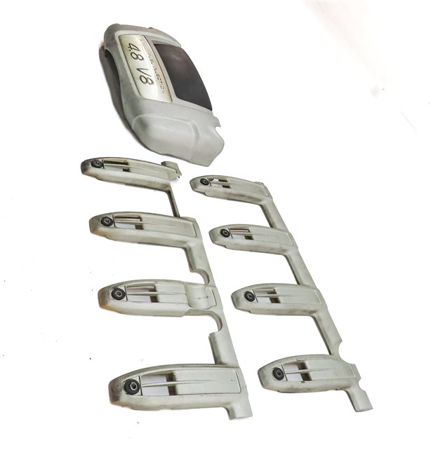 Thumbnail 3: 2008 PORSCHE CAYENNE (957) FRONT PRIMARY MAIN ENGINE COVER VALVE COVER TRIM SET