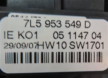 Thumbnail 6: 2006-2010 PORSCHE CAYENNE (955 957) BLINKER WIPER CRUISE COMBINATION SWITCH