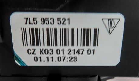 Thumbnail 7: 2006-2010 PORSCHE CAYENNE (955 957) BLINKER WIPER CRUISE COMBINATION SWITCH
