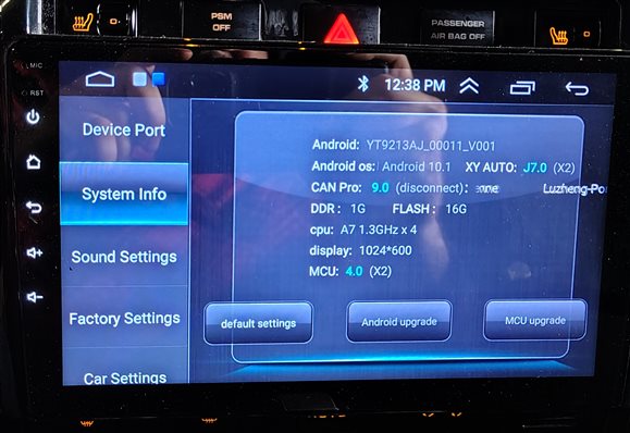 Thumbnail 2: ANDROID AUDIO DOUBLE DIN WiFi BT FM CARPLAY GPS NAVIGATION STEREO 10.1" DISPLAY