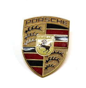Thumbnail 2: 2008 PORSCHE CAYENNE (957) FRONT CENTER EMBLEM LOGO BADGE NAME PLATE CREST