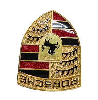Thumbnail 3: 2008 PORSCHE CAYENNE (957) FRONT CENTER EMBLEM LOGO BADGE NAME PLATE CREST