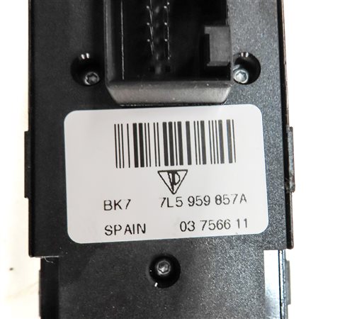 Thumbnail 5: 03-10 PORSCHE CAYENNE 955 957 LEFT FRONT DRIVER DOOR WINDOW SWITCH (BLACK)
