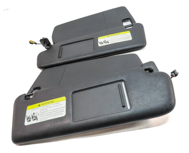 Thumbnail 3: 2006-2010 PORSCHE CAYENNE (955 957) FRONT LEFT & RIGHT SUNVISOR SET (Black)