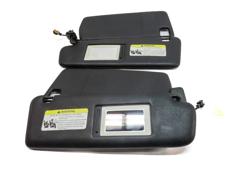 Thumbnail 5: 2006-2010 PORSCHE CAYENNE (955 957) FRONT LEFT & RIGHT SUNVISOR SET (Black)
