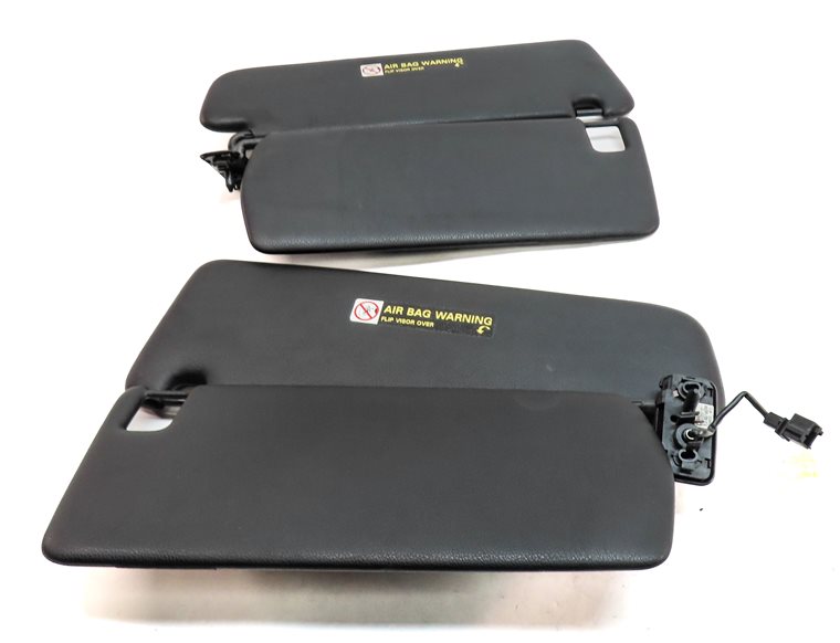 Thumbnail 6: 2006-2010 PORSCHE CAYENNE (955 957) FRONT LEFT & RIGHT SUNVISOR SET (Black)