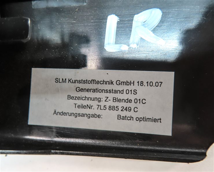 Thumbnail 11: 2008 PORSCHE CAYENNE (957) REAR LEFT FOLDING SEAT RELEASE SWITCH & LATCH