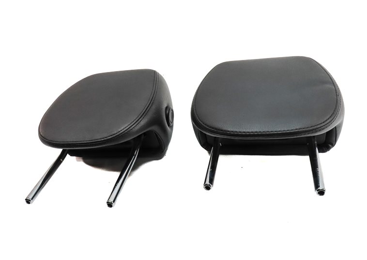 Thumbnail 2: 05-10 PORSCHE CAYENNE 955 957 FRONT LEFT RIGHT SEAT HEADREST SET/2 (BLACK)