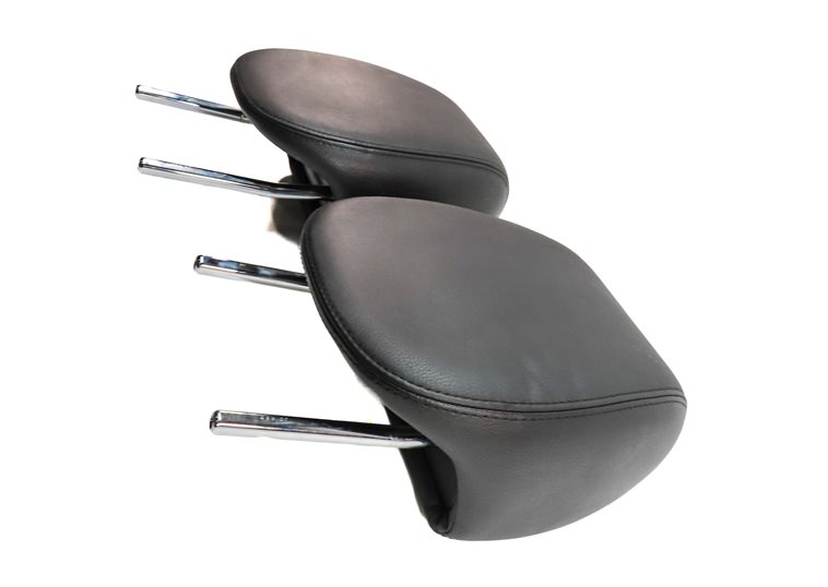 Thumbnail 3: 05-10 PORSCHE CAYENNE 955 957 FRONT LEFT RIGHT SEAT HEADREST SET/2 (BLACK)