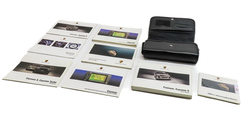 2008 PORSCHE CAYENNE (957) OWNERS MANUAL BOOK BOOKLET SERVICE GUIDE SET & CASE