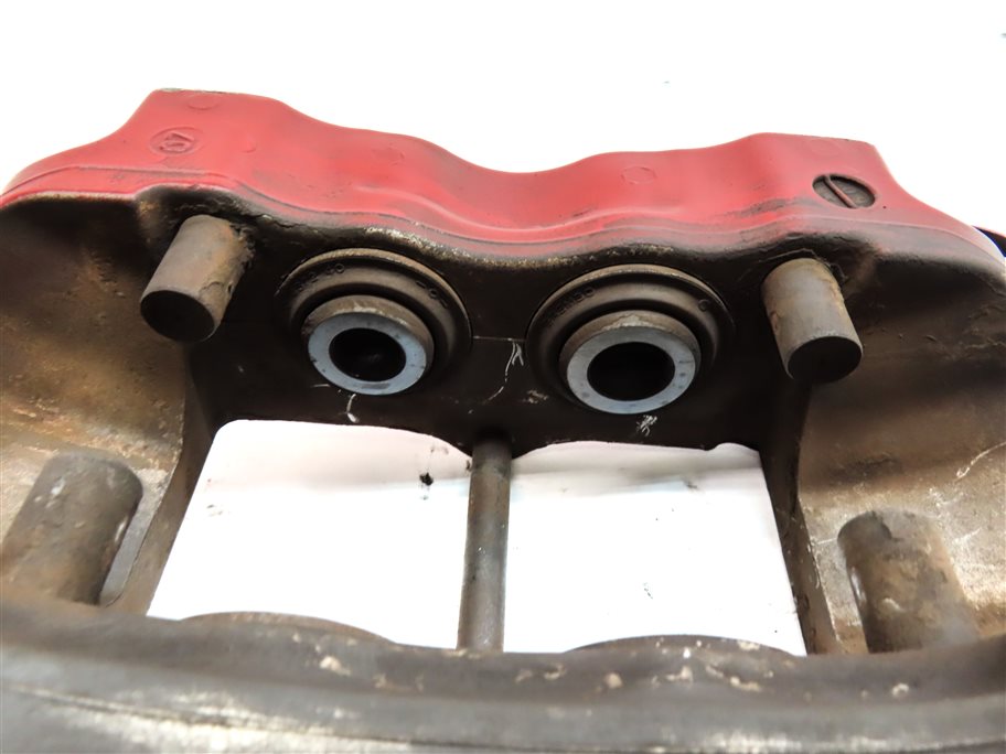 Thumbnail 14: 04-10 PORSCHE CAYENNE 955 957 4.5L 4.8L TURBO BRAKE CALIPER SET/4 (BREMBO) (RED)
