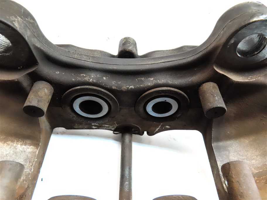 Thumbnail 15: 04-10 PORSCHE CAYENNE 955 957 4.5L 4.8L TURBO BRAKE CALIPER SET/4 (BREMBO) (RED)