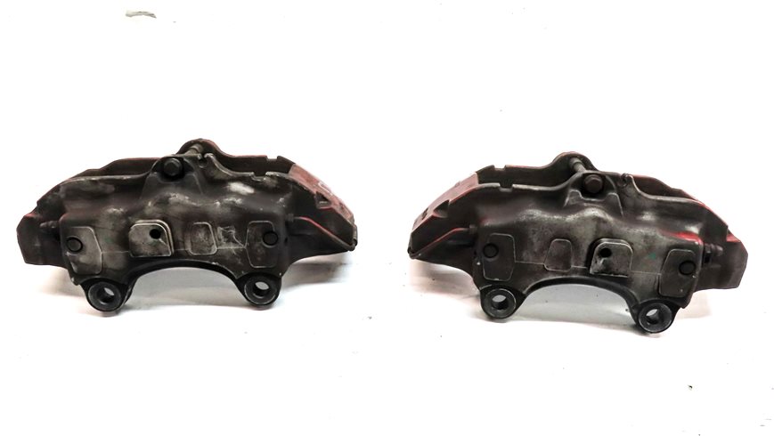 Thumbnail 5: 04-10 PORSCHE CAYENNE 955 957 4.5L 4.8L TURBO BRAKE CALIPER SET/4 (BREMBO) (RED)