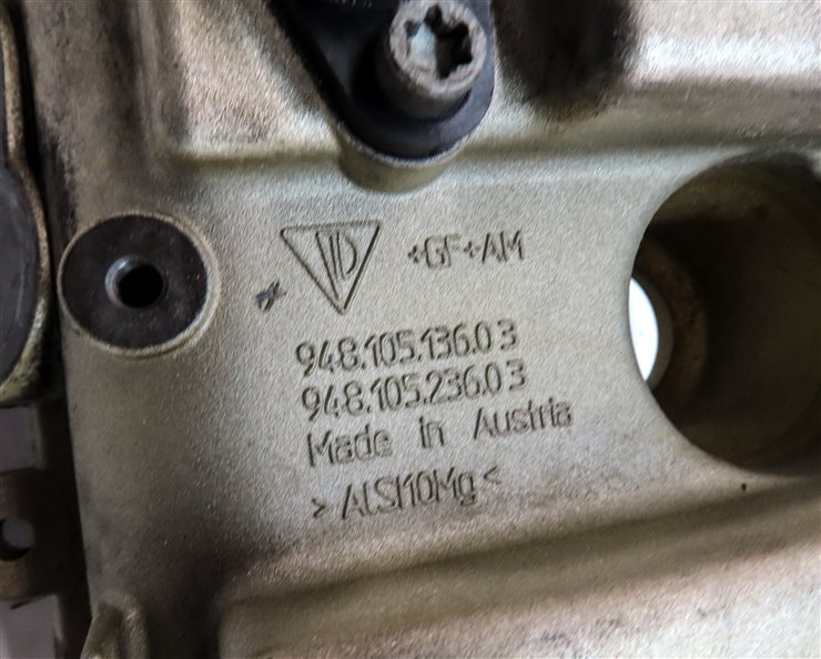 Thumbnail 9: 08-09 PORSCHE CAYENNE (957) M48 TURBO & NON TURBO ENGINE LEFT VALVE COVER
