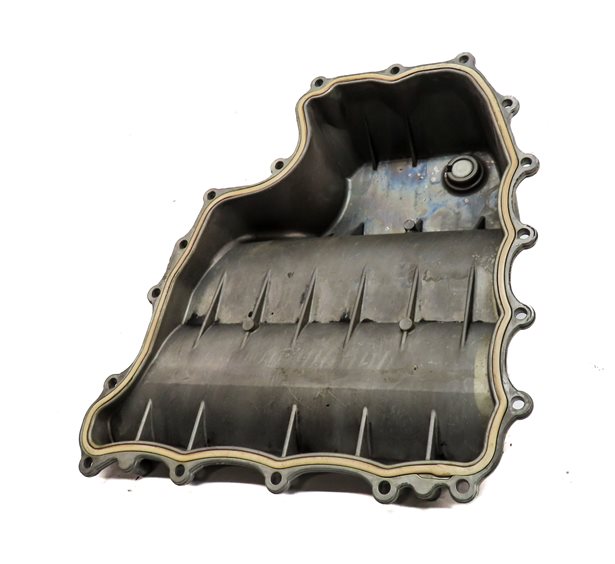 Thumbnail 2: 08-10 PORSCHE CAYENNE (957) 4.8L N/A NON TURBO ENGINE OIL PAN MOTOR FLUID SUMP
